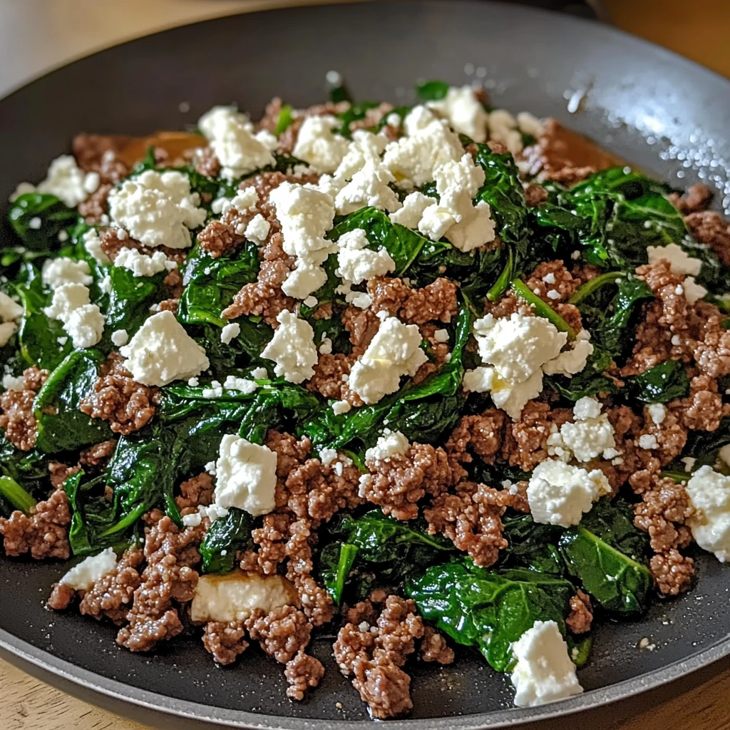 Whip Up a Ground Beef and Spinach Skillet in Just 30 Minutes! 4 Ground Beef and Spinach Skillet 30 Minutes Quick Delicious