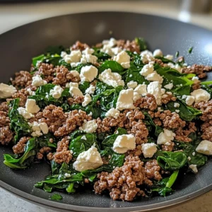 Ground Beef and Spinach Skillet 30 Minutes Quick Delicious