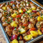 Hawaiian Chicken Sheet Pan 25 Minutes Easy Delicious