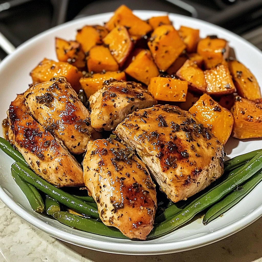 Discover the Joy of Honey Garlic Chicken with Sweet Potatoes 4 Honey Garlic Chicken 4 Servings Perfectly Delicious