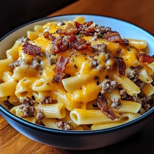 Loaded Bacon Cheeseburger Pasta 30 Minutes Ultimate Delicious