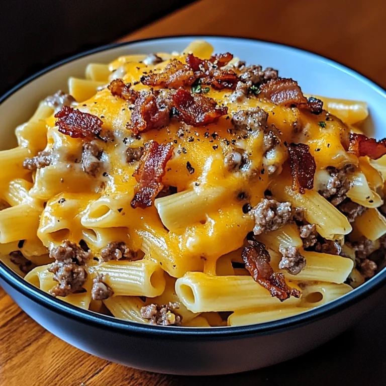 Loaded Bacon Cheeseburger Pasta 30 Minutes Ultimate Delicious