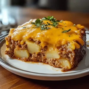 Loaded Potato Meatloaf 4 Servings Ultimate Delicious