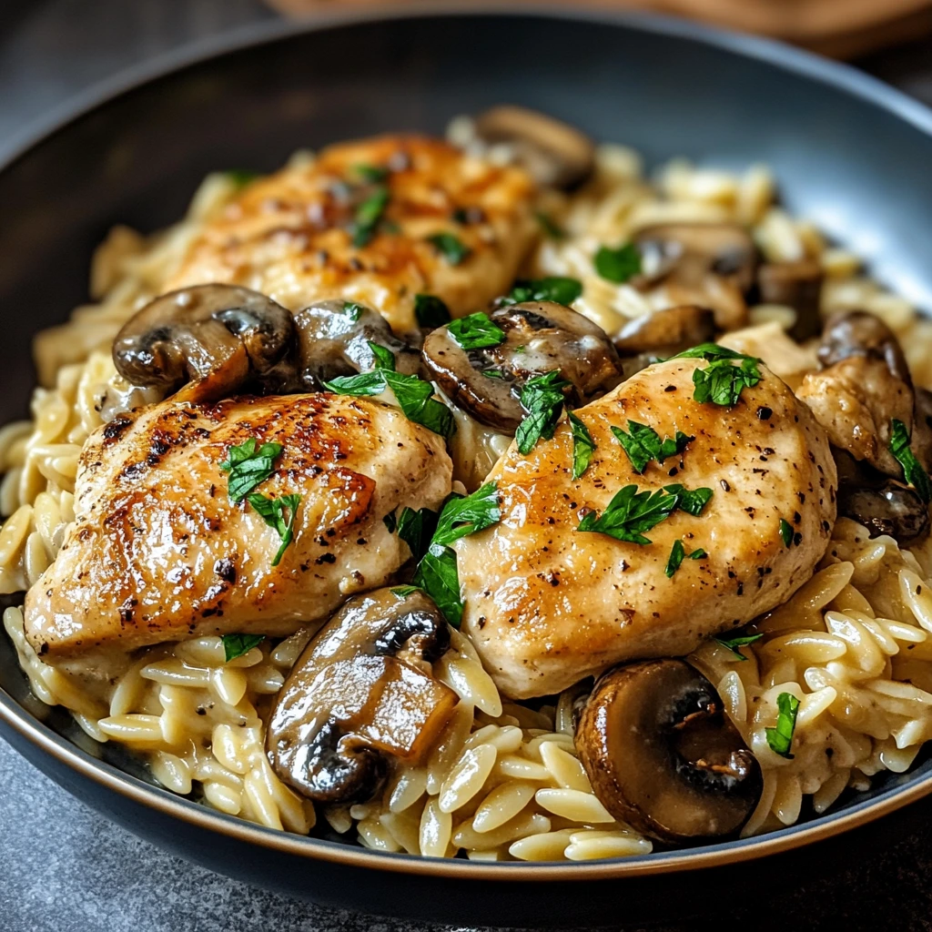 Marsala Chicken Orzo 30 Minutes Ultimate Delicious
