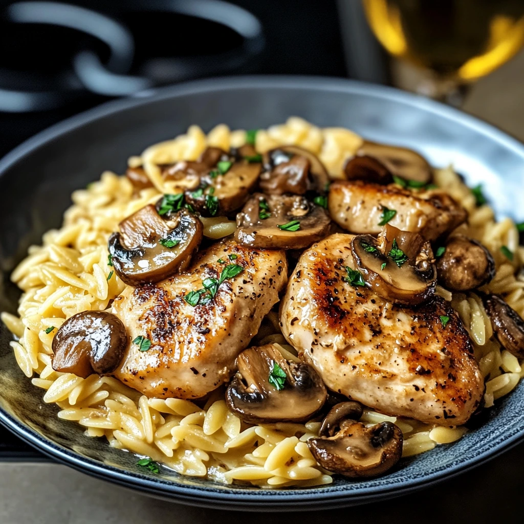 Discover the Comfort of Marsala Chicken Orzo in 30 Minutes! 4 Marsala Chicken Orzo 30 Minutes Ultimate Delicious