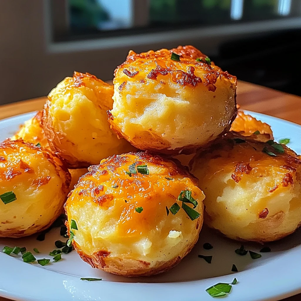 Discover Irresistible Mashed Potato Cheese Puffs You’ll Love! 4 Mashed Potato Cheese Puffs 4 Servings Easy Delicious