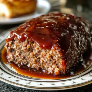 Meatloaf with Brown Sugar Glaze 5 Steps Easy Delicious