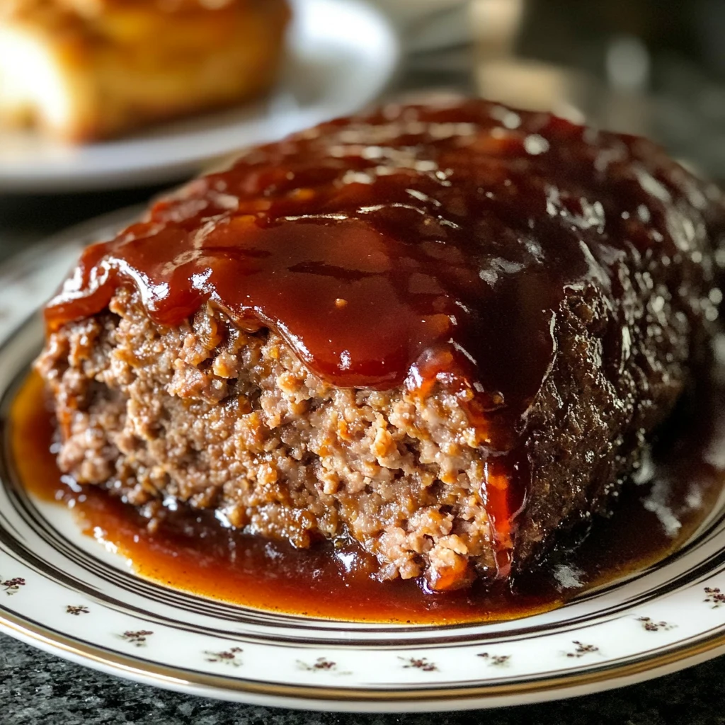 Meatloaf with Brown Sugar Glaze 5 Steps Easy Delicious