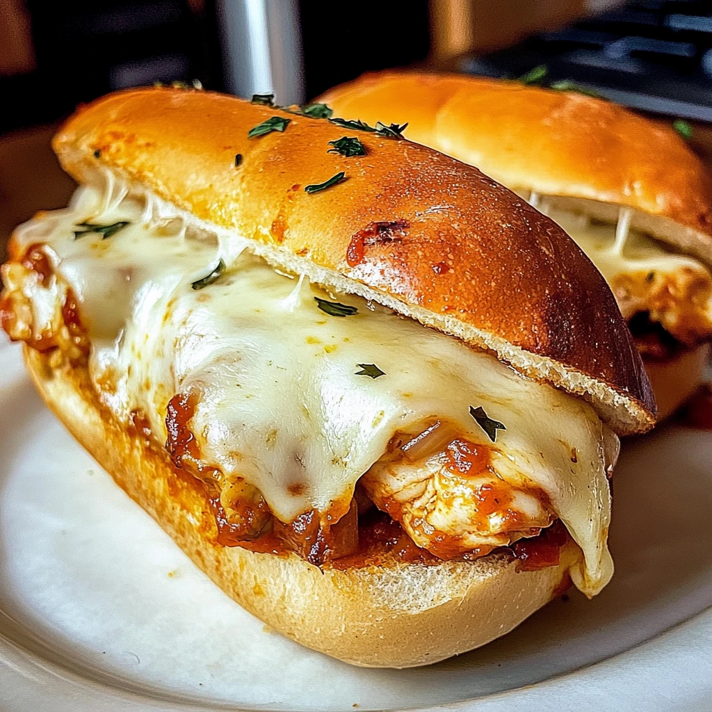 Enjoy a Melty Cheesy Chicken Sandwich That’s Simply Irresistible! 4 Melty Cheesy Chicken Sandwich 4 Servings Ultimate Delicious