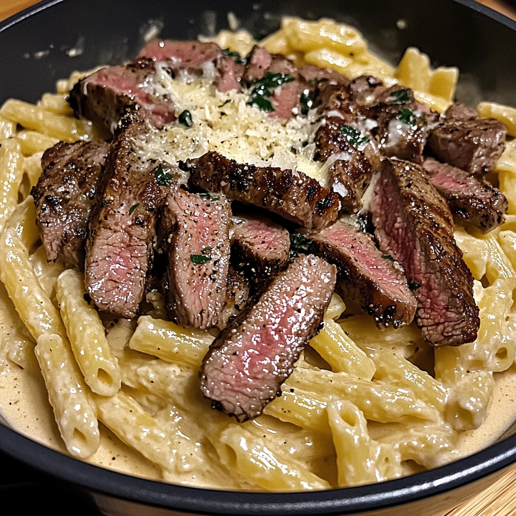 Discover the One-Pot Creamy Spicy Garlic Butter Steak & Pasta Recipe You’ll Love 4 One-Pot Creamy Spicy Garlic Butter Steak & Pasta 30 Minutes Easy Delicious
