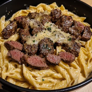 One-Pot Creamy Spicy Garlic Butter Steak & Pasta 30 Minutes Easy Delicious