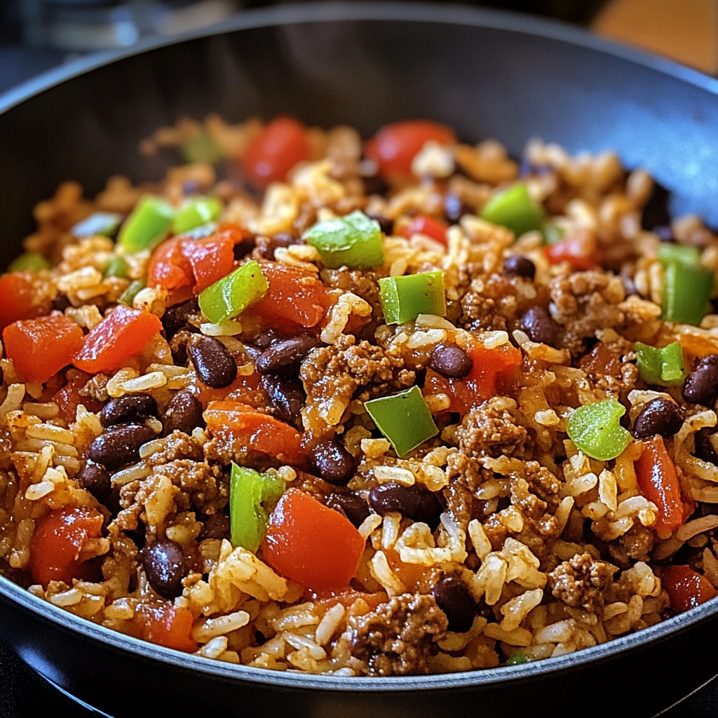 Discover the Joy of One-Skillet Smoky Honey Chili Beef Rice! 4 One-Skillet Smoky Honey Chili Beef Rice 30 Minutes Easy Delicious