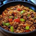 Discover the Joy of One-Skillet Smoky Honey Chili Beef Rice! 5 One-Skillet Smoky Honey Chili Beef Rice 30 Minutes Easy Delicious