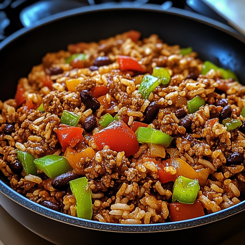 One-Skillet Smoky Honey Chili Beef Rice 30 Minutes Easy Delicious