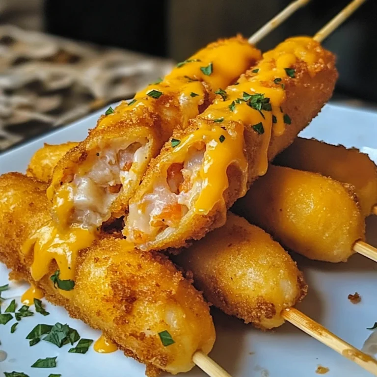 Shrimp and Crab Nacho Bomb Corn Dogs - 6 Awesome Ingredients