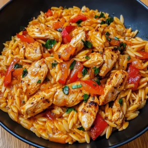 Spicy Cajun Chicken Orzo 30 Minutes Ultimate Delicious