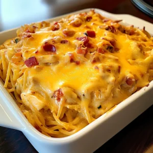 Spicy Southern Cheesy Chicken Spaghetti Casserole 30 Minutes Ultimate Delicious