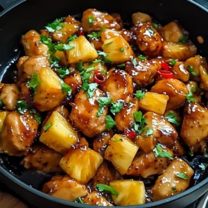 Sticky Pineapple Chicken 30 Minutes Easy Delicious