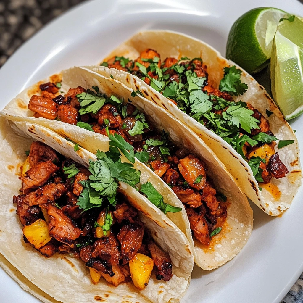Make Mouthwatering Tacos al Pastor at Home Today! 4 Tacos al Pastor 5 Steps Ultimate Delicious