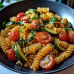Tomato Zucchini Pasta 4 Servings Easy Delicious