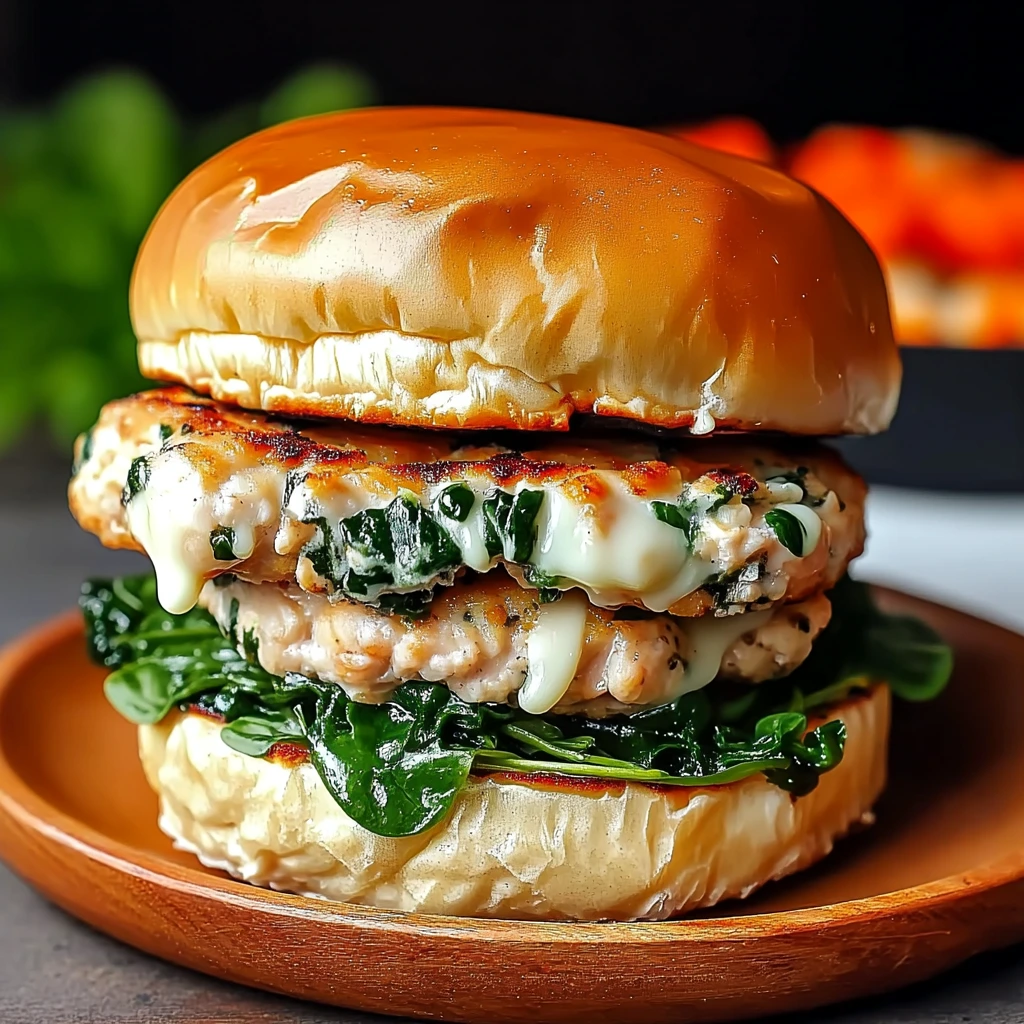 White Cheddar and Spinach Chicken Burgers 4 Servings Easy Delicious 4 White Cheddar and Spinach Chicken Burgers 4 Servings Easy Delicious