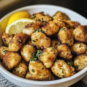 Air Fryer Lemon Chicken Bites 10 Minutes Quick Delicious