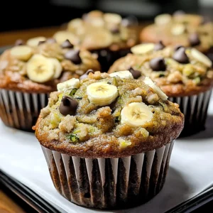 Banana Zucchini Muffins 20 Minutes Easy Delicious