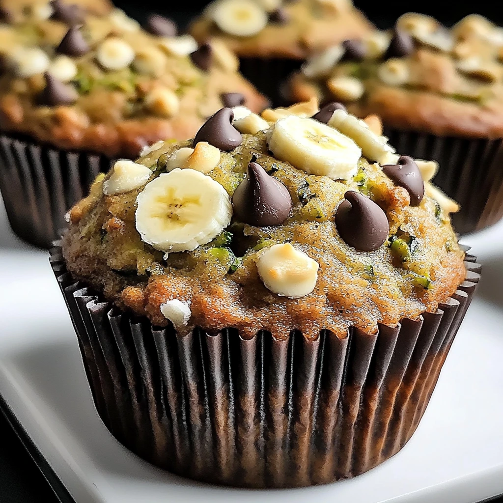 Bake Moist and Flavorful Banana Zucchini Muffins Today! 4 Banana Zucchini Muffins 20 Minutes Easy Delicious