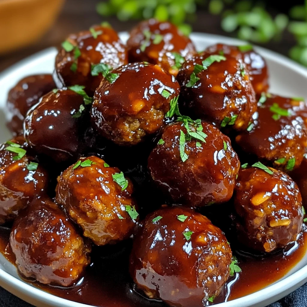 Savor the Flavor of Bourbon Honey BBQ Meatballs Today! 4 Bourbon Honey BBQ Meatballs 30 Minutes Ultimate Delicious