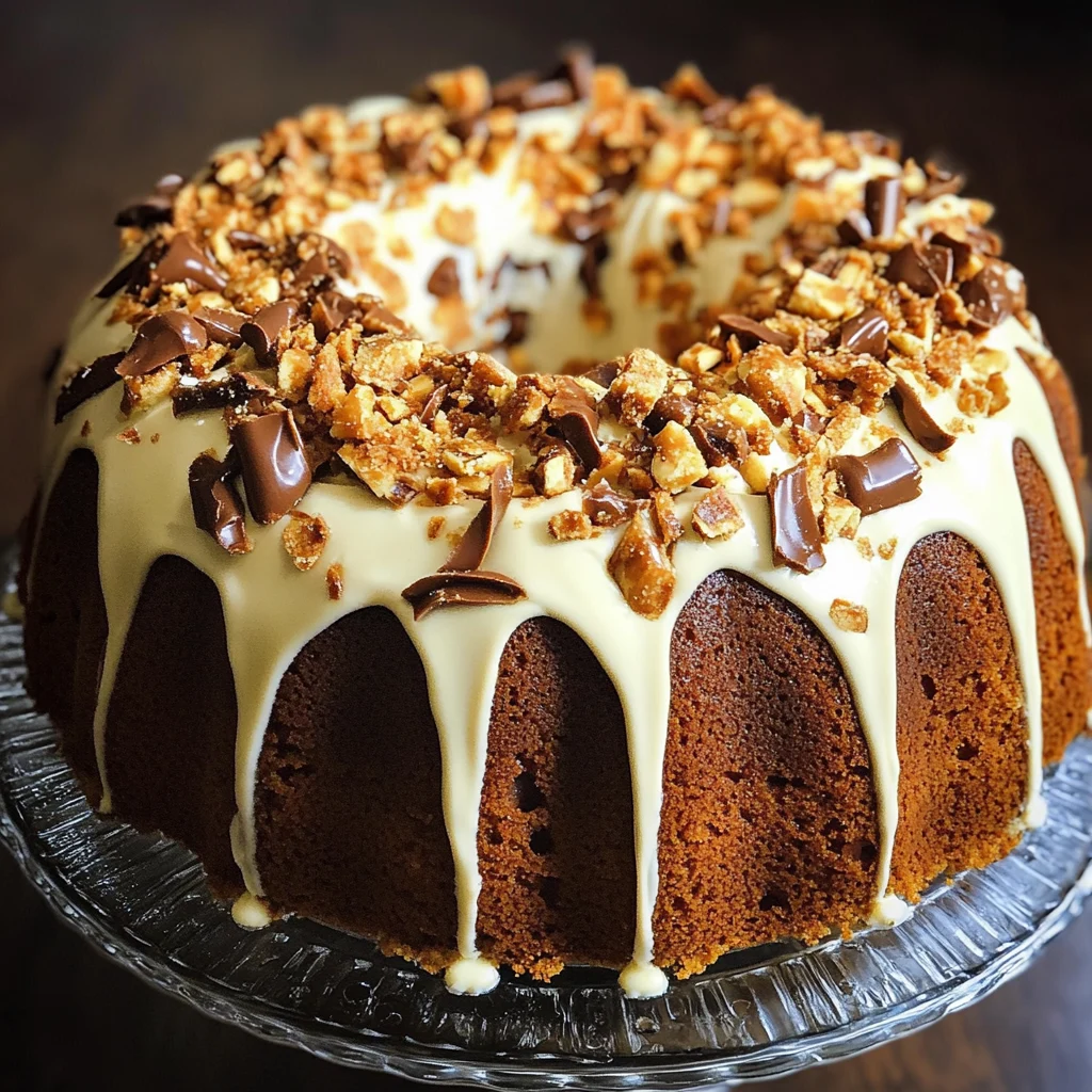 Create an Irresistible Butterfinger Bundt Cake Today! 4 Butterfinger Bundt Cake 6 Steps Ultimate Delicious