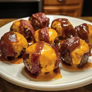 Cheddar-Stuffed BBQ Bacon Bombs 30 Minutes Ultimate Delicious
