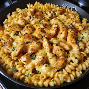 Cheesy Cajun Garlic Chicken Rotini Skillet 30 Minutes Easy Delicious