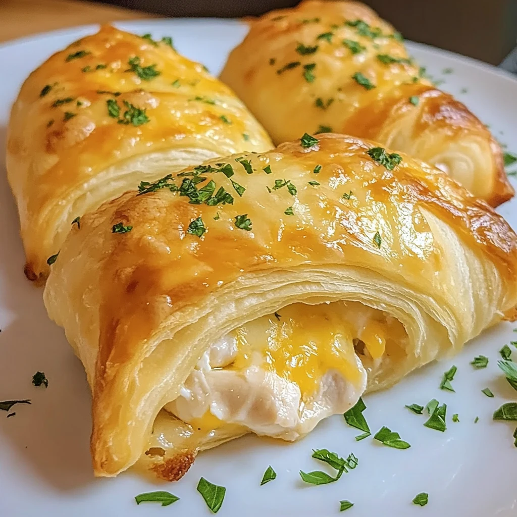 Whip Up Cheesy Chicken Crescent Rolls for a Quick Treat! 4 Cheesy Chicken Crescent Rolls 30 Minutes Easy Delicious