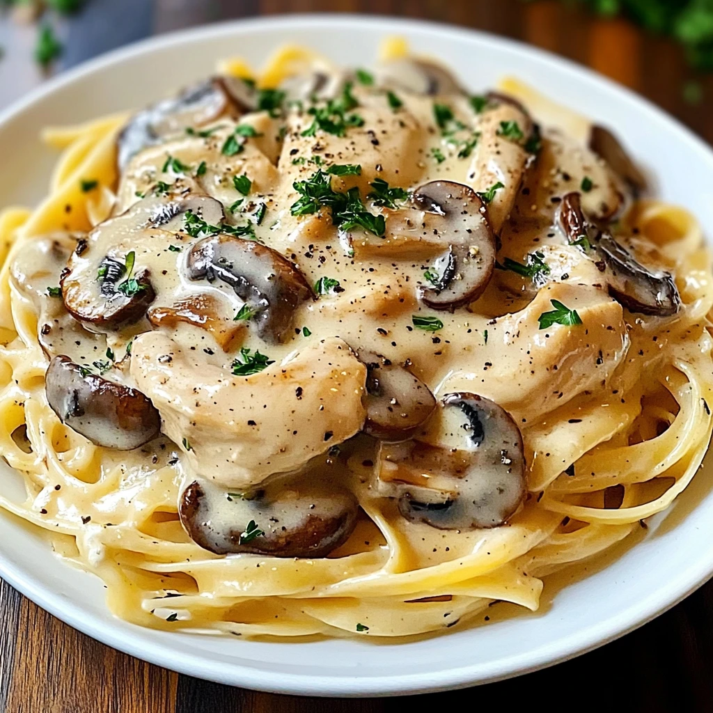 Create the Best Chicken Mushroom Alfredo in Just 5 Steps! 4 Chicken Mushroom Alfredo 5 Steps Ultimate Delicious