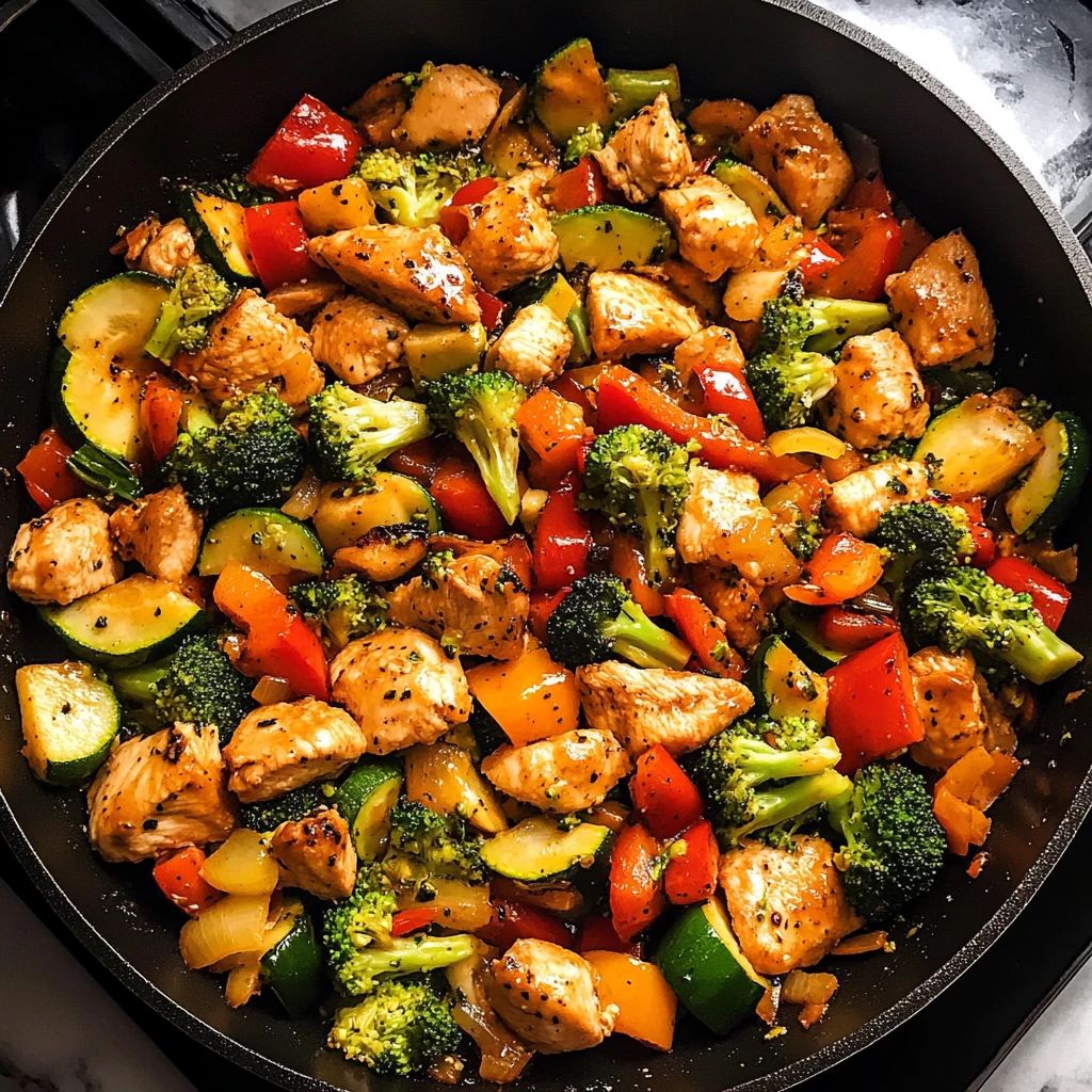 Create a Flavorful Chicken and Vegetables Skillet in Just 30 Minutes! 4 Chicken and Vegetables Skillet 30 Minutes Easy Delicious