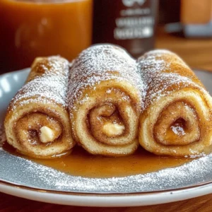Cinnamon Roll French Toast Rolls 5 Steps Easy Delicious