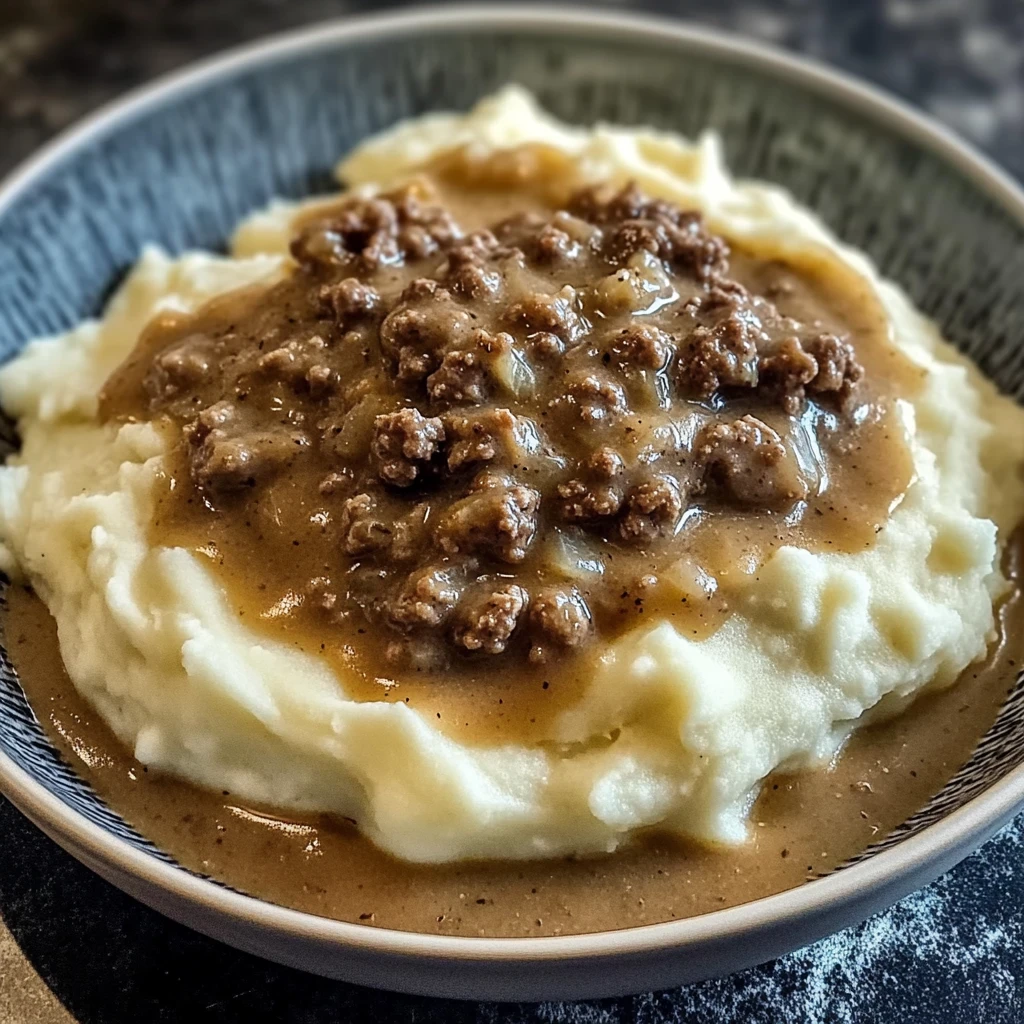 Indulge in Cozy Hamburger Gravy Over Mashed Potatoes Tonight! 4 Cozy Hamburger Gravy 30 Minutes Ultimate Delicious