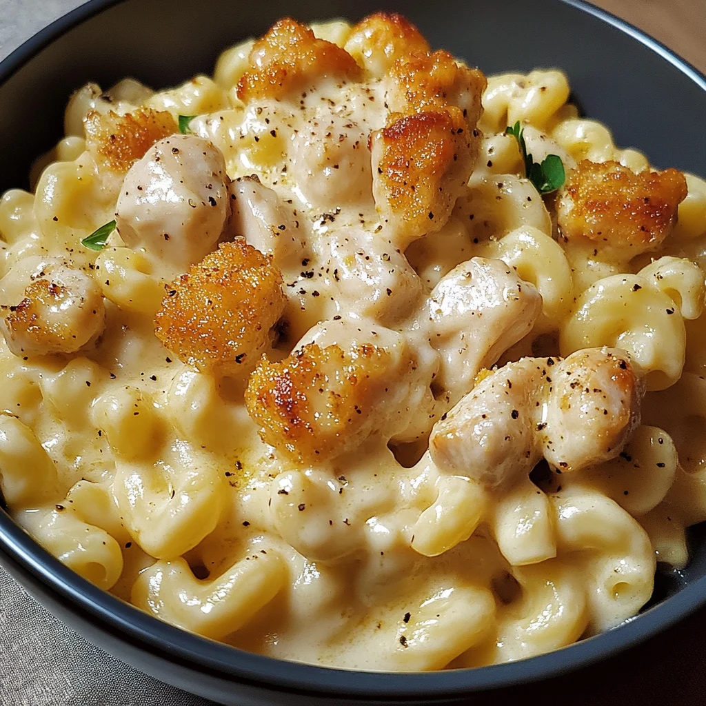 Indulge in Creamy Honey Pepper Chicken Mac and Cheese Today! 4 Creamy Honey Pepper Chicken Mac and Cheese 30 Minutes Ultimate Delicious