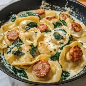 Creamy Pierogi and Turkey Sausage Skillet 30 Minutes Easy Delicious