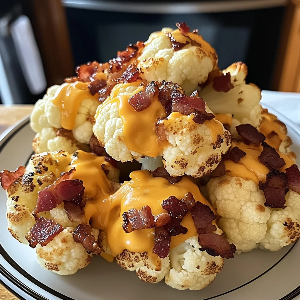 Discover the Ultimate Crispy Bacon Cheeseburger Loaded Cauliflower Bombs Recipe! 4 Crispy Bacon Cheeseburger Loaded Cauliflower Bombs 30 Minutes Ultimate Delicious