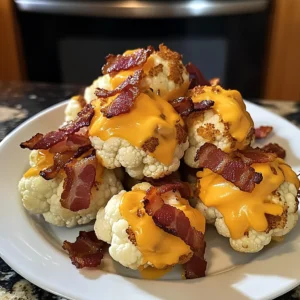 Crispy Bacon Cheeseburger Loaded Cauliflower Bombs 30 Minutes Ultimate Delicious