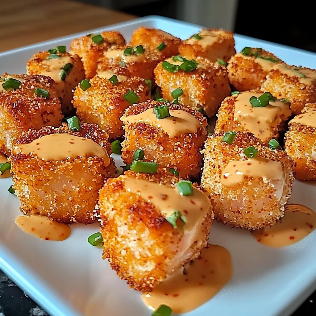 Make Irresistible Crispy Bang Bang Salmon Bites at Home! 4 Crispy Bang Bang Salmon Bites 30 Minutes Ultimate Delicious