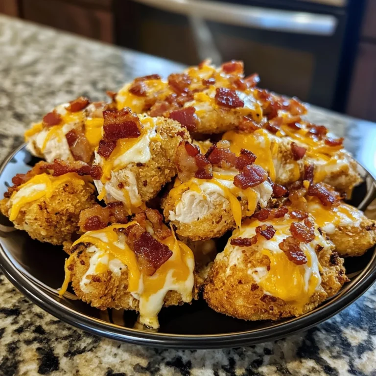 Crispy Monster Bacon Chicken Cheese Bowl Bites 30 Minutes Ultimate Delicious