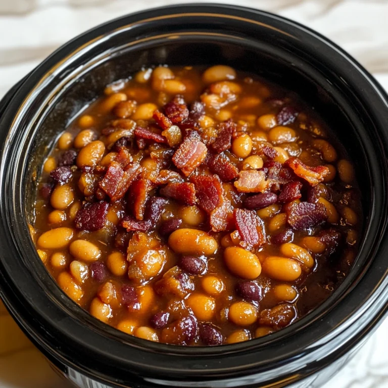 Crockpot Baked Beans 5 Ingredients Ultimate Delicious
