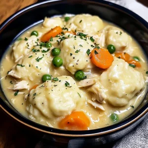 Crockpot Chicken and Dumplings 4 Servings Easy Delicious