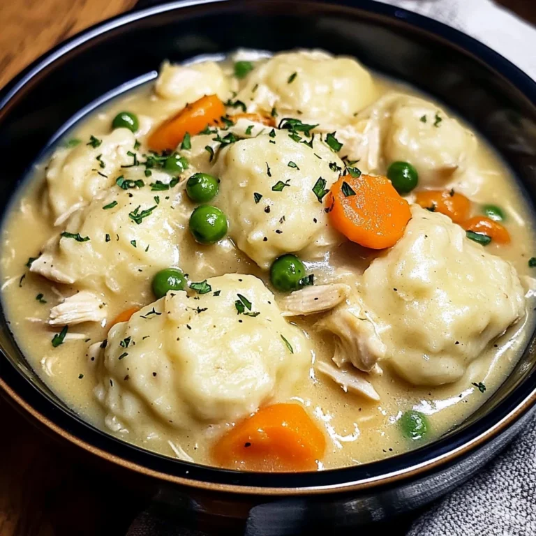 Crockpot Chicken and Dumplings 4 Servings Easy Delicious
