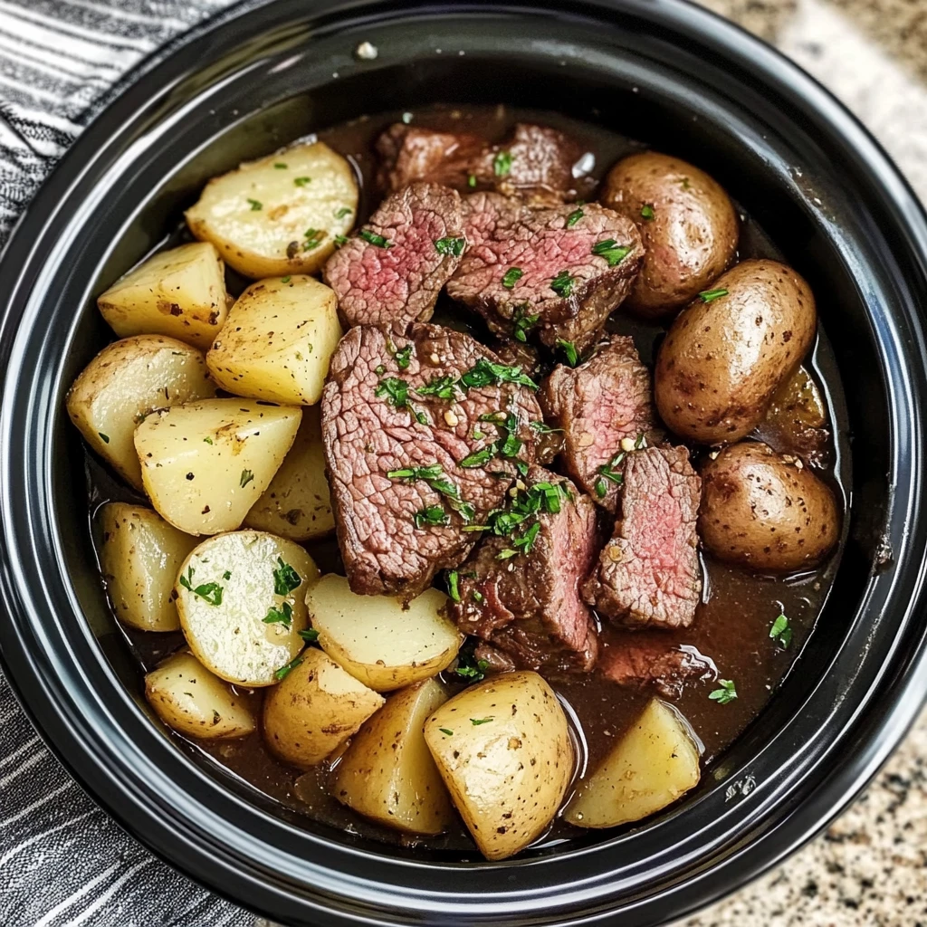 Discover the Comfort of Crockpot Steak and Potatoes Today! 4 Crockpot Steak and Potatoes 6 Steps Easy Delicious