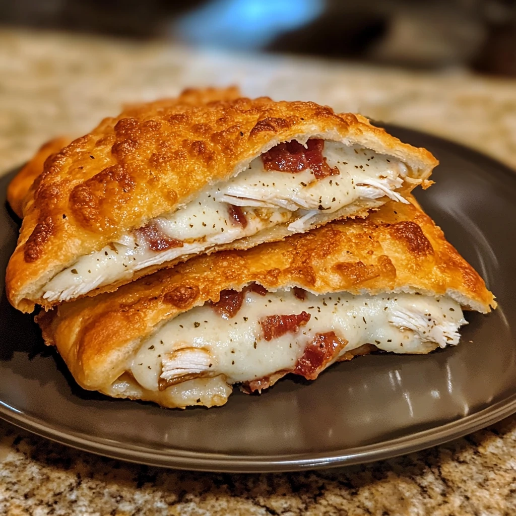 Discover the Amazing Deep-Fried Chicken Bacon Alfredo Pizza Pockets Recipe! 4 Deep-Fried Chicken Bacon Alfredo Pizza Pockets 30 Minutes Ultimate Delicious