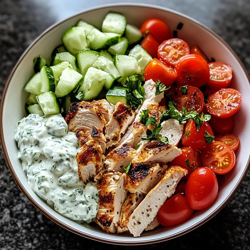 Discover the Joy of Greek Chicken Gyro Bowls: A Flavorful Delight! 4 Greek Chicken Gyro Bowls 4 Servings Ultimate Delicious
