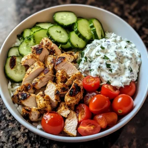 Greek Chicken Gyro Bowls 4 Servings Ultimate Delicious